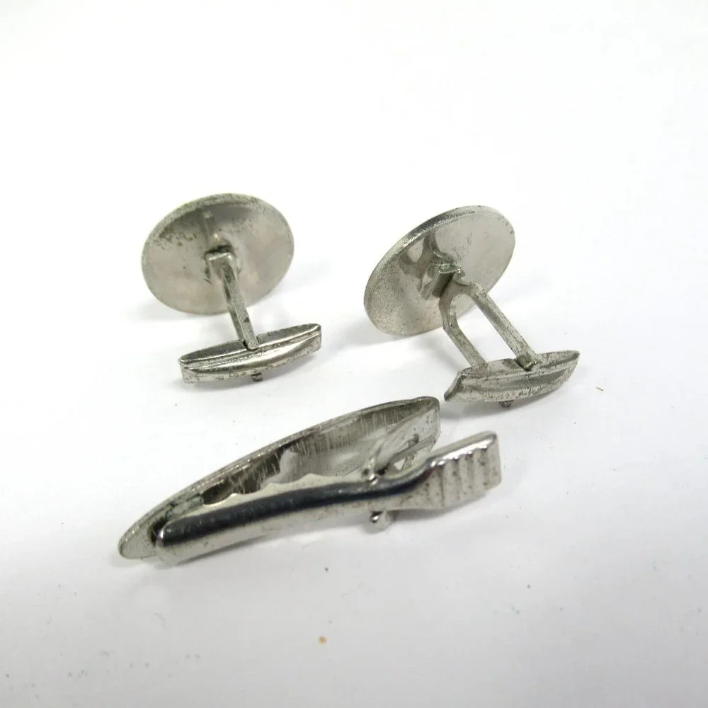 Vintage Cufflinks and matching Tietack